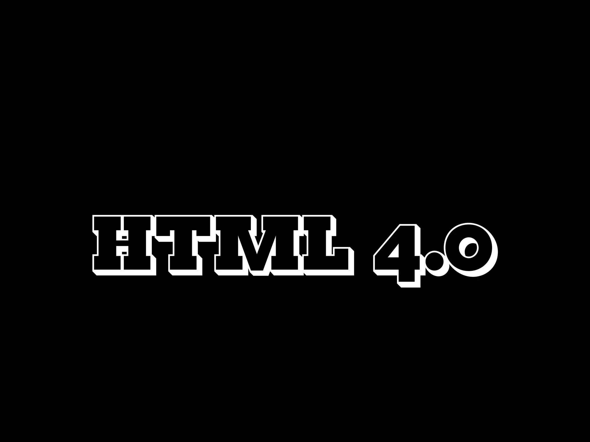 HTML 4.0