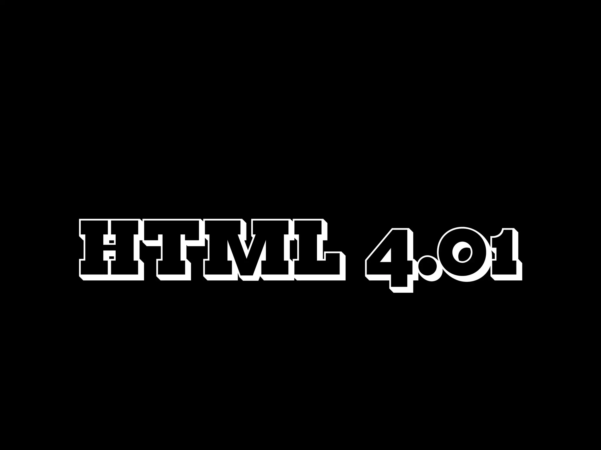 HTML 4.01