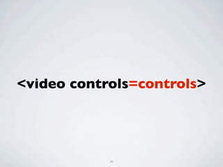 <video controls=controls>




            34
 