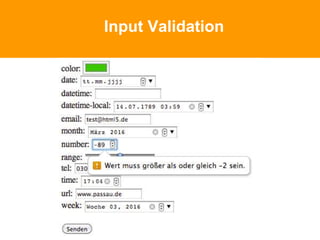 Input Validation
 