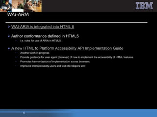 HTML5 Accessibility CSUN 2012