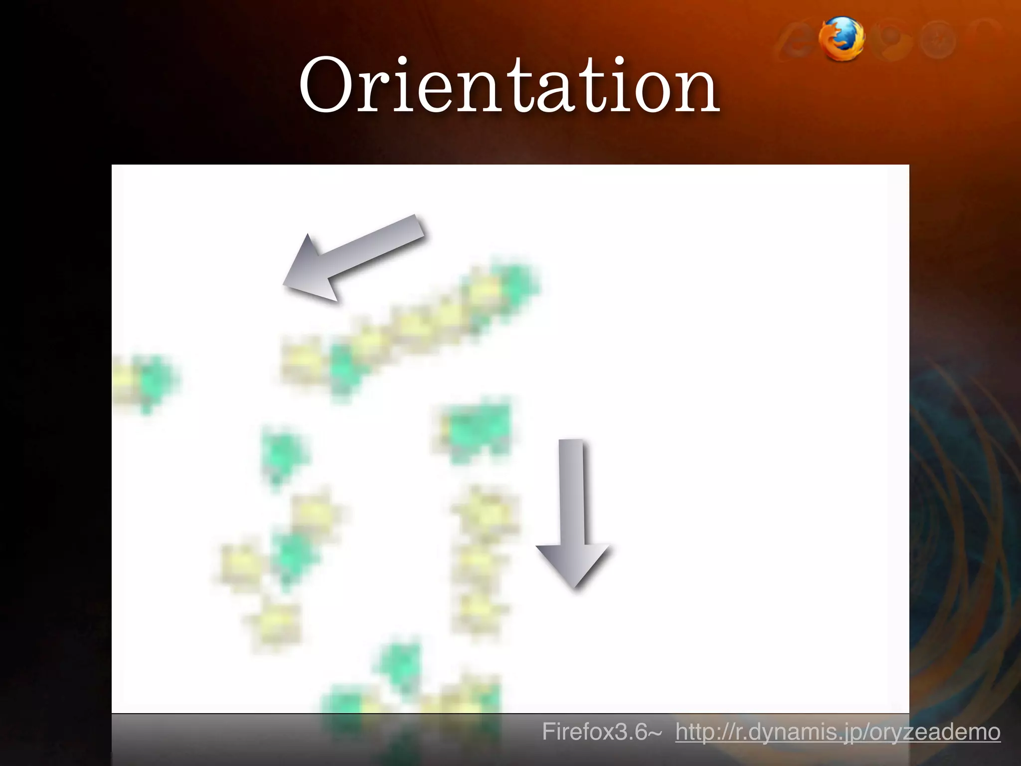 Firefox3.6~ http://r.dynamis.jp/oryzeademo
 