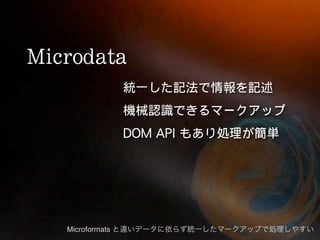 Microformats
 