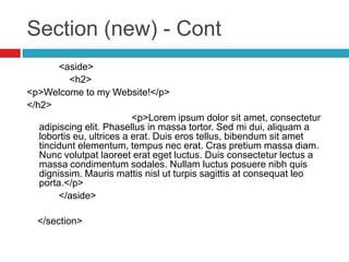 Tutorial: Html5 And Css3 Site | PPTX
