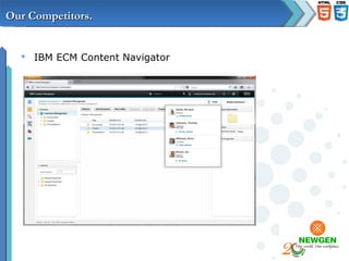 Our Competitors.


   IBM ECM Content Navigator
 