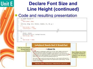 Css Formatting Formatting text with CSS | PPT