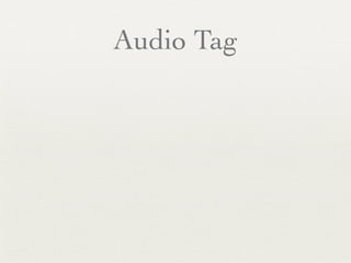Audio Tag
 