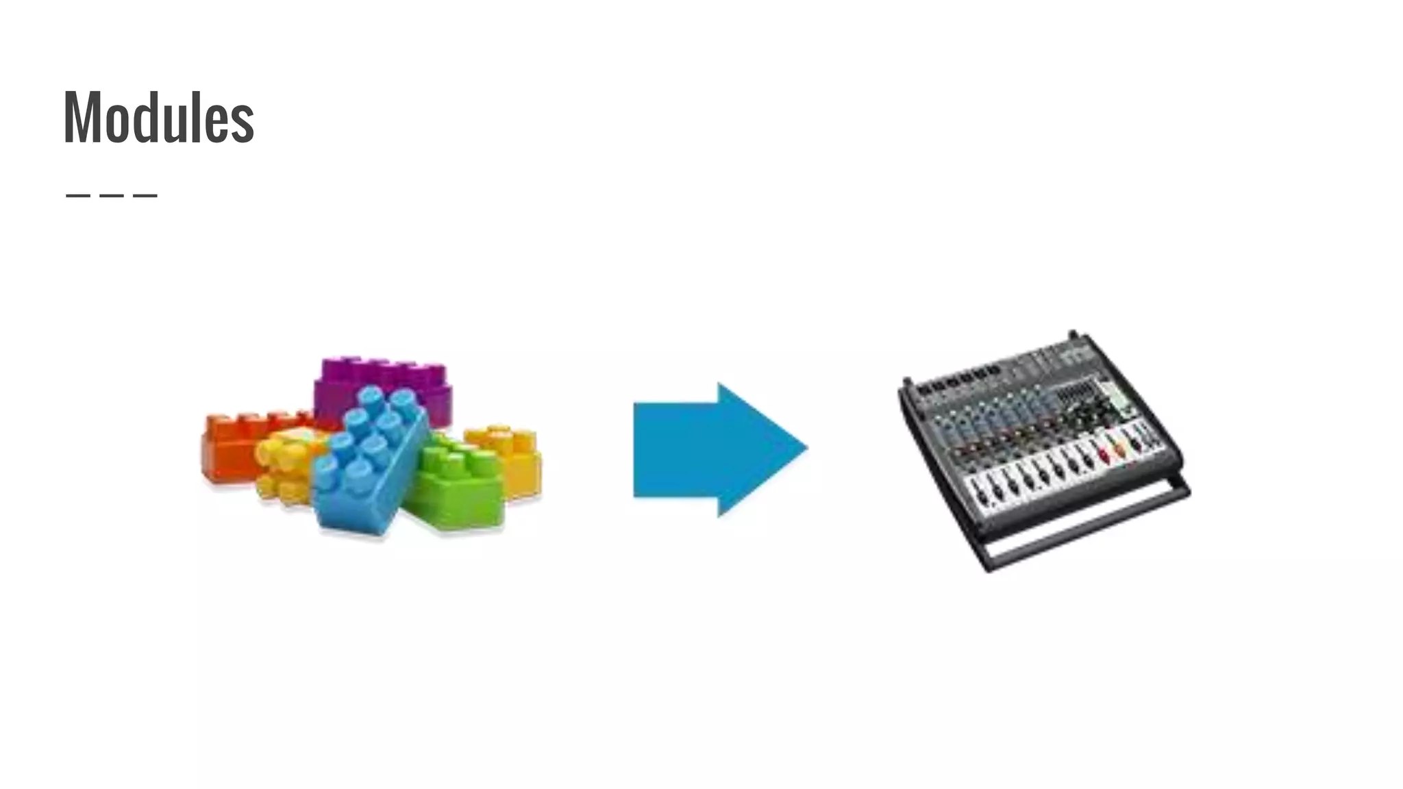 Modules
 