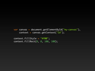 HTML5 APIs - Where No Man Has Gone Before! - GothamJS