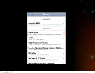 Donnerstag, 3. Juni 2010
 