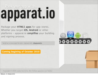 Mittwoch, 13. Oktober 2010
 