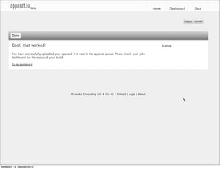 Mittwoch, 13. Oktober 2010
 