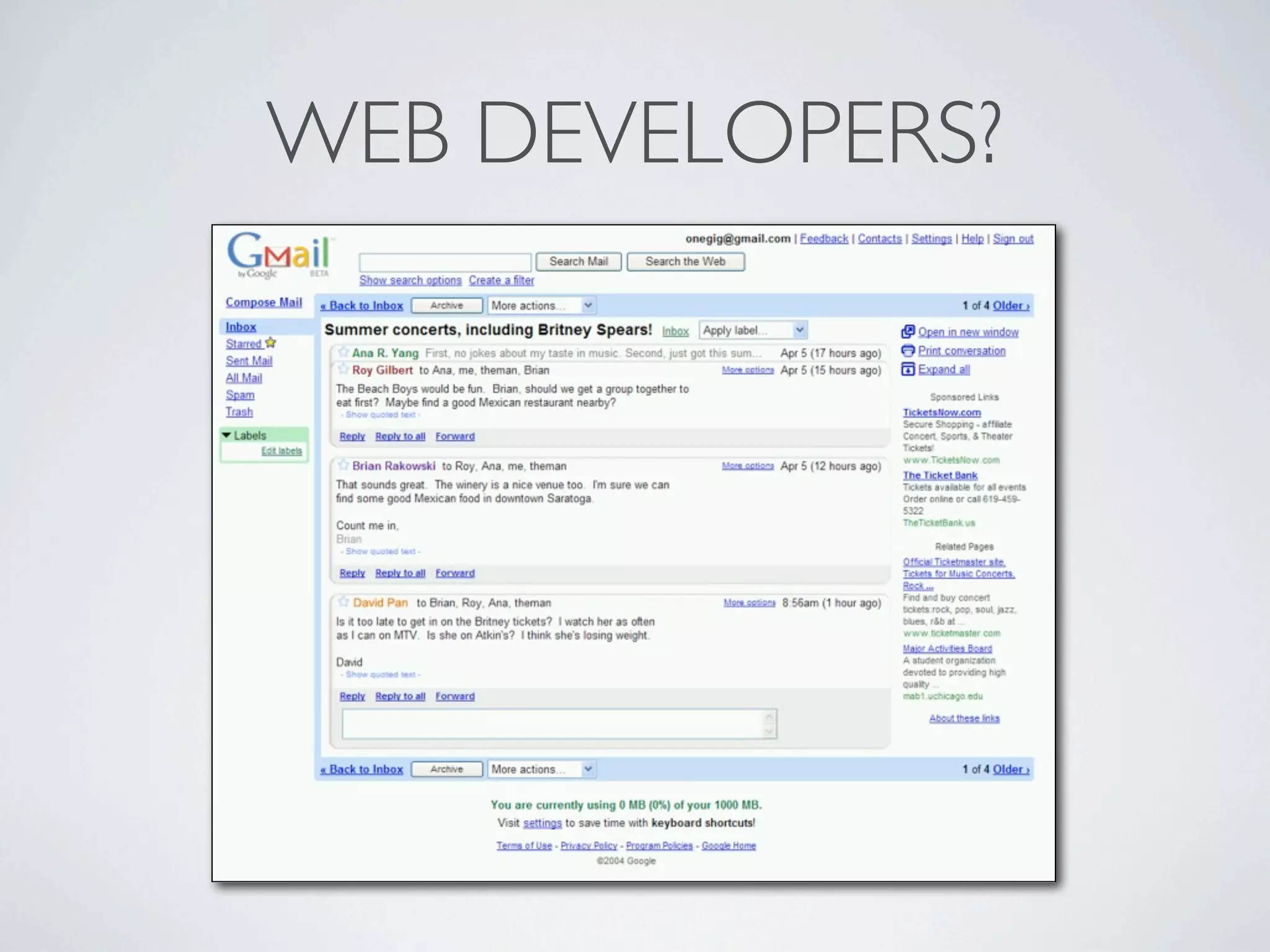 WEB DEVELOPERS?
 