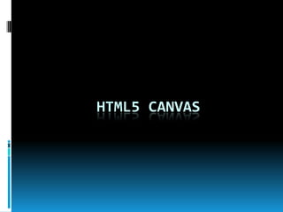HTML5 Canvas 
