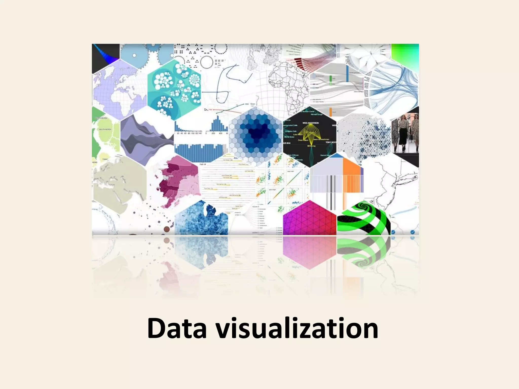 Data visualization
 
