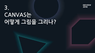 3.
CANVAS는
어떻게 그림을 그리나?
 