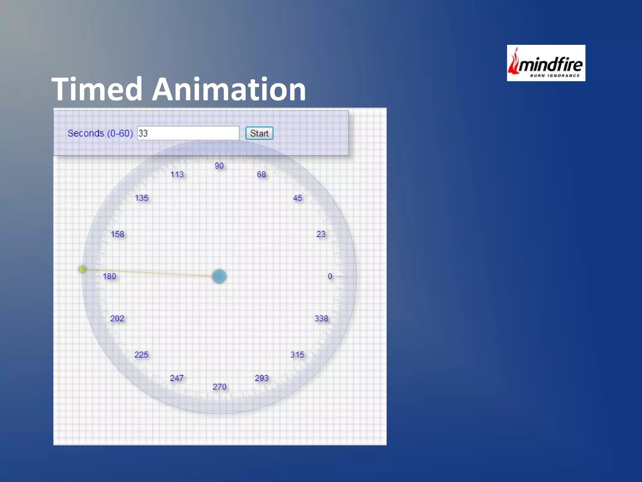 Timed Animation 
 