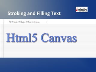 Stroking and Filling Text 
 