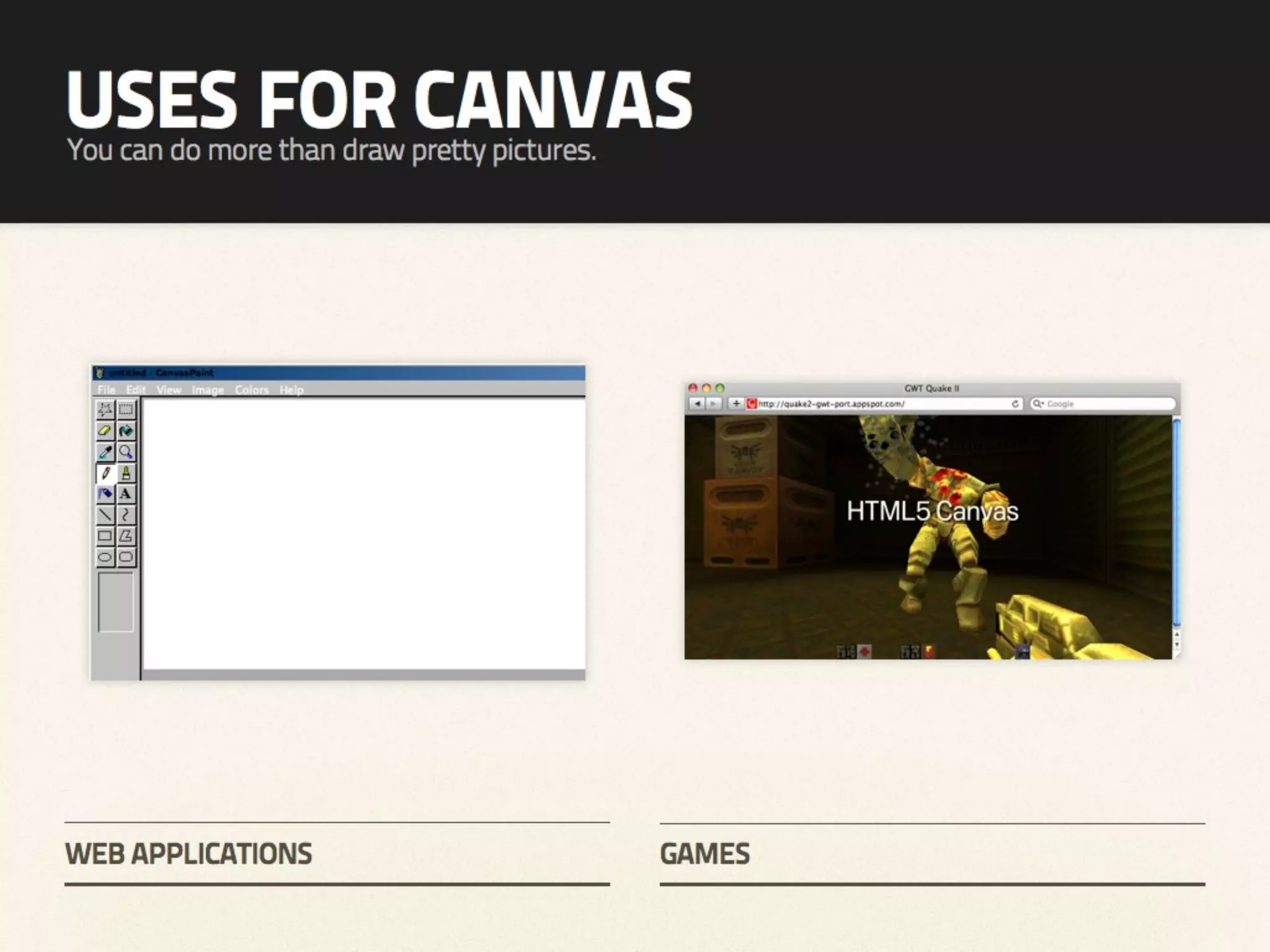 HTML5 Canvas Hack Night - The Future of Graphics on the Web