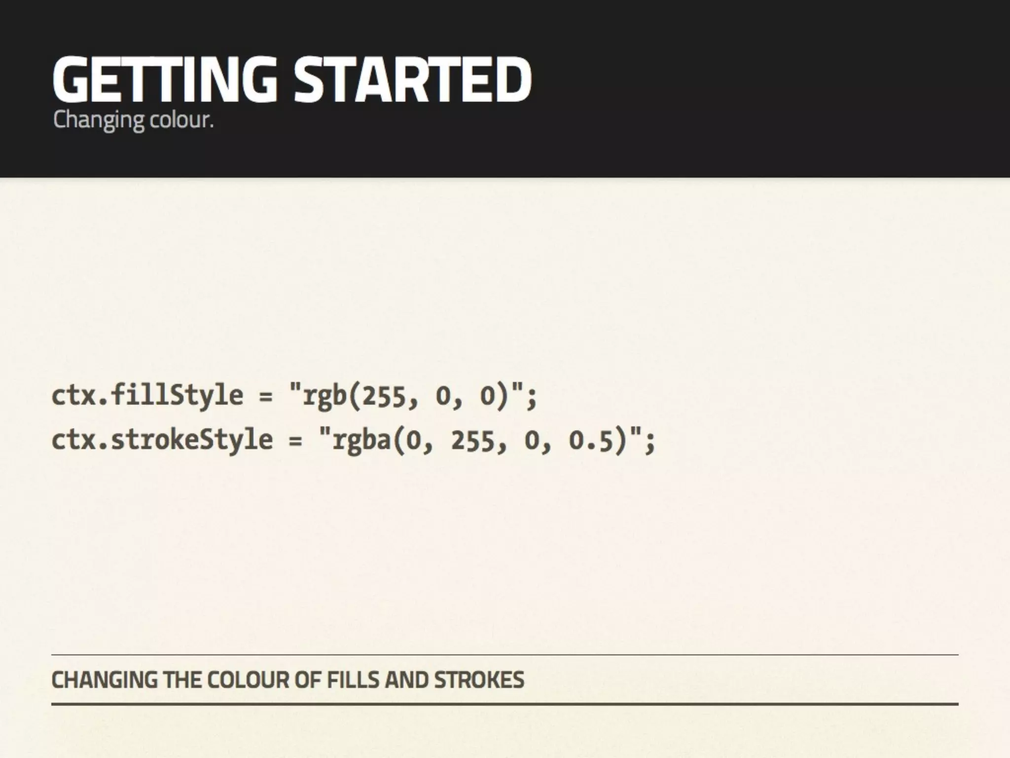 HTML5 Canvas Hack Night - The Future of Graphics on the Web