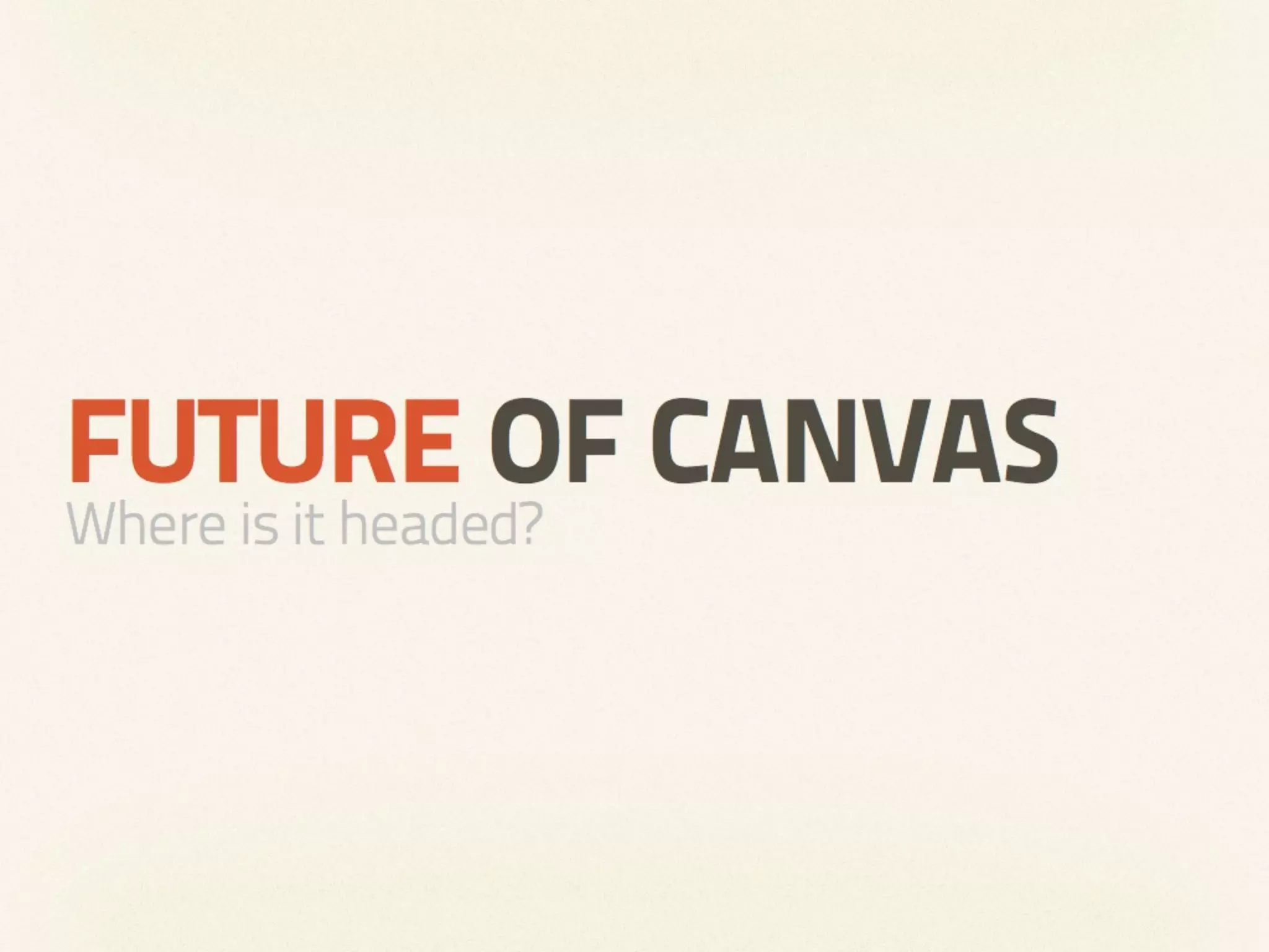 HTML5 Canvas Hack Night - The Future of Graphics on the Web