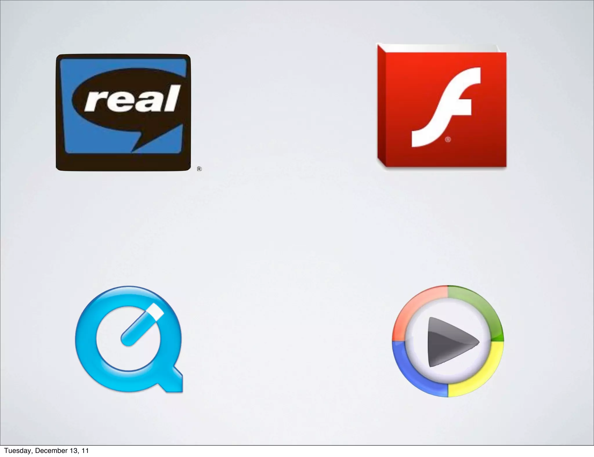 Tuesday, December 13, 11
 