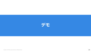 Copyright (C) 2018 Yahoo Japan Corporation. All Rights Reserved. 29
デモ
 