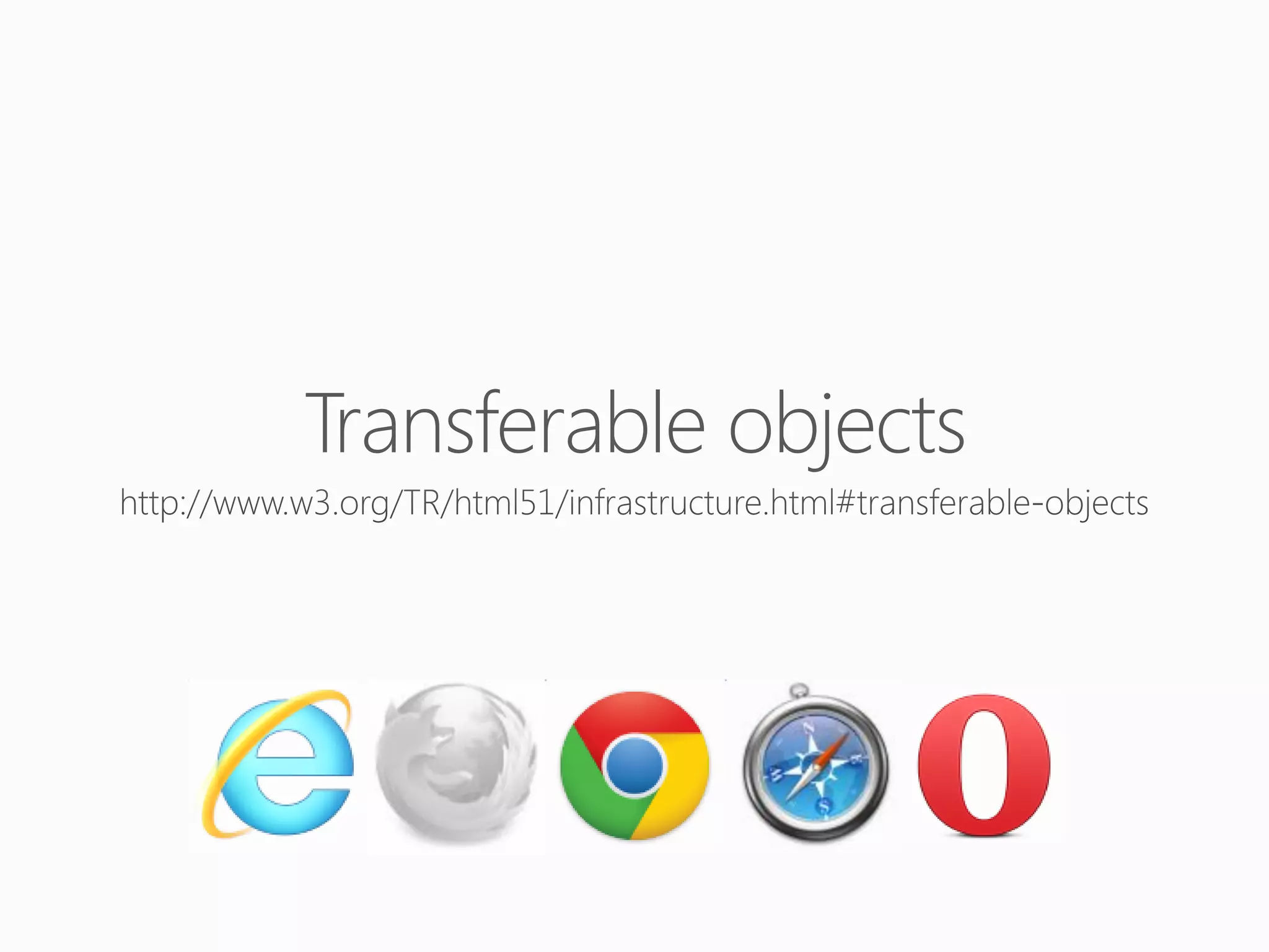 Transferable objects

 