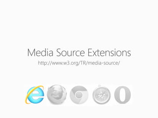 Media Source Extensions

 