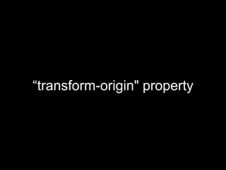 “transform-origin" property