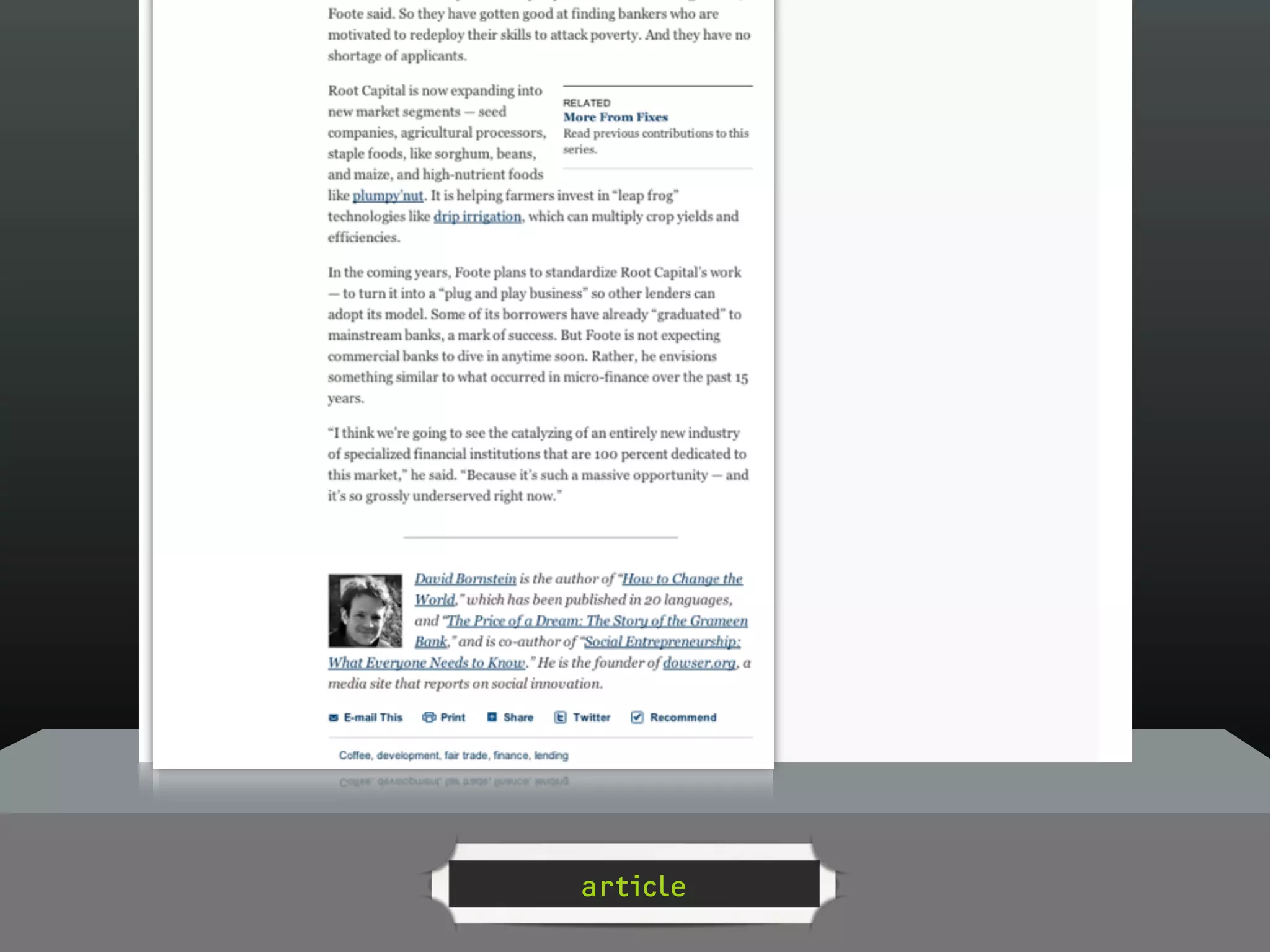 article
 