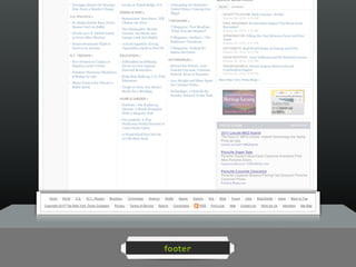 footer
 