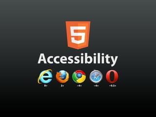 Accessibility
 8+   3+   ~4+   ~4+   ~9.5+
 