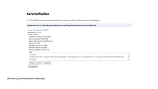 chrome://serviceworker-internals/
 