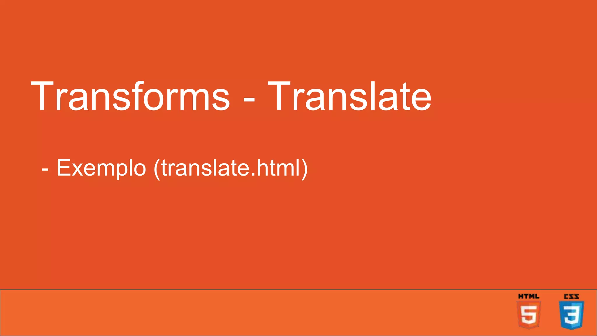 Transforms - Translate - Exemplo (translate.html) 