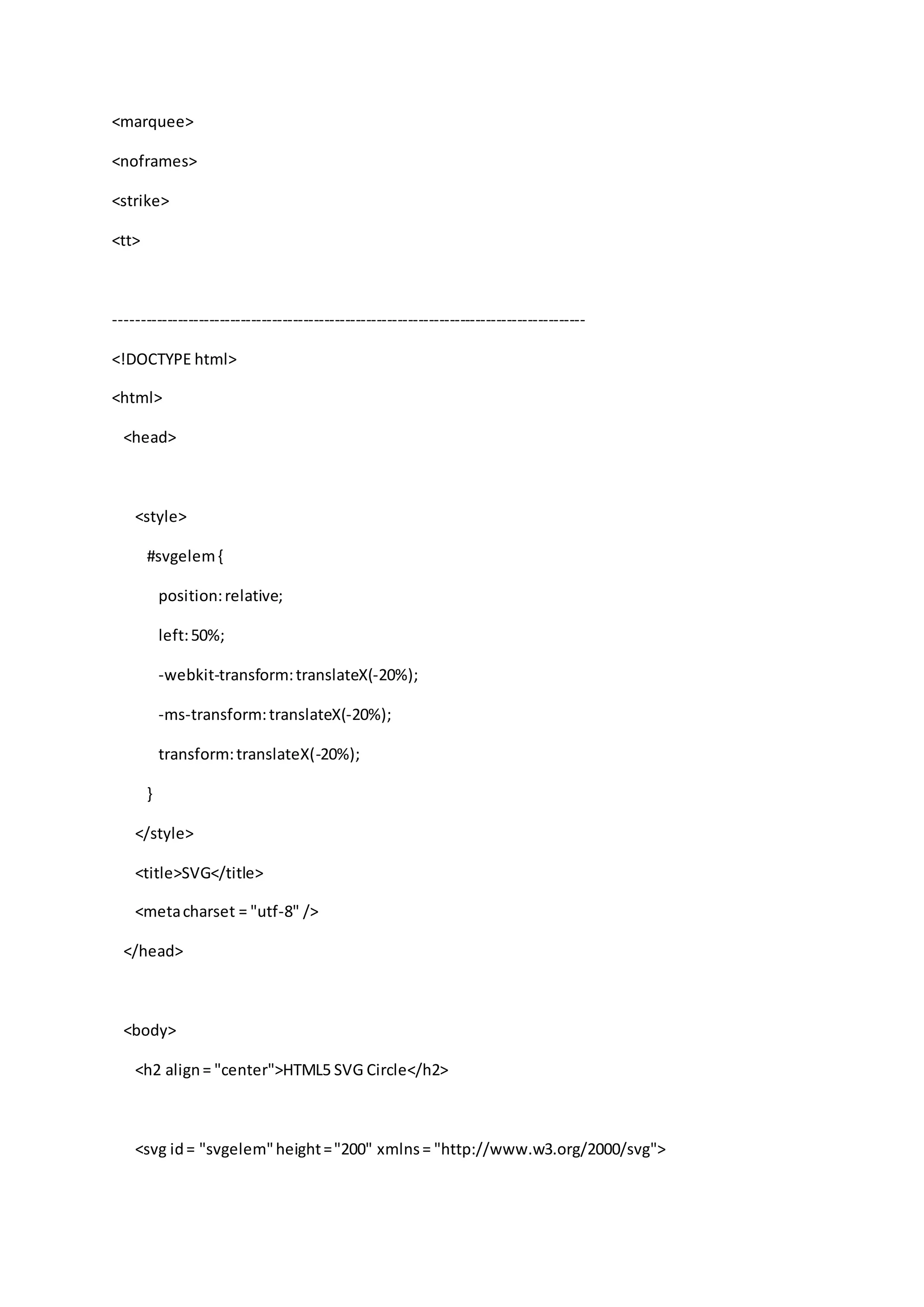 Html5 examples | PDF