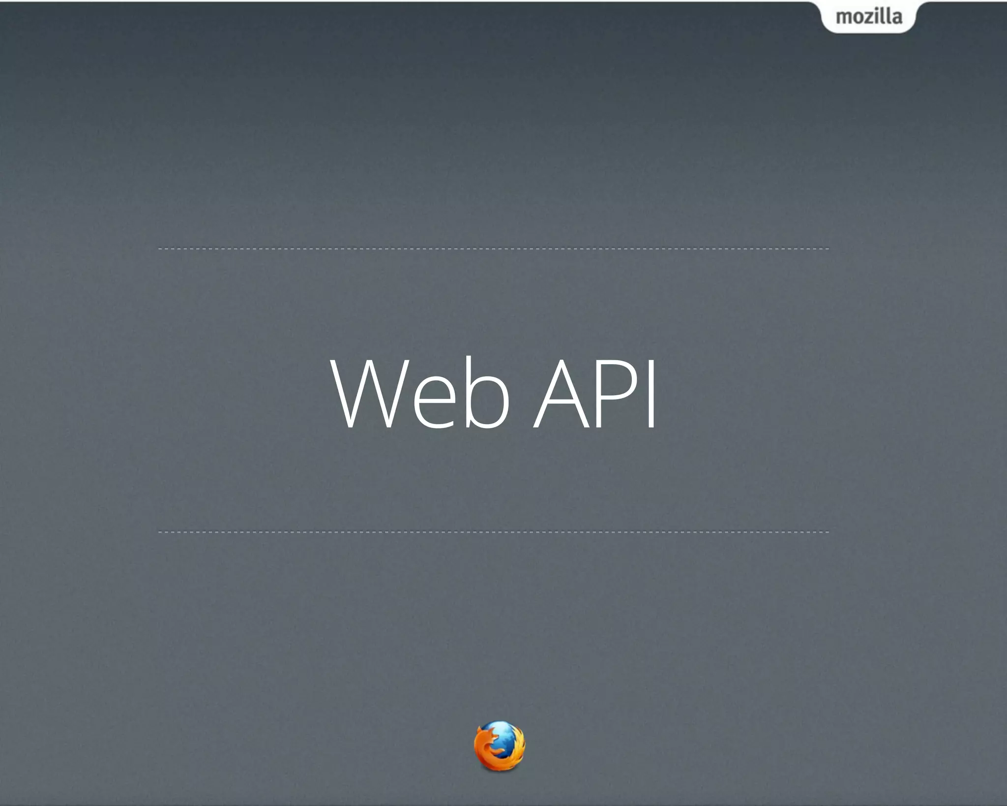 Web API
 