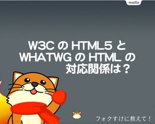 フォクすけに教えて！
 