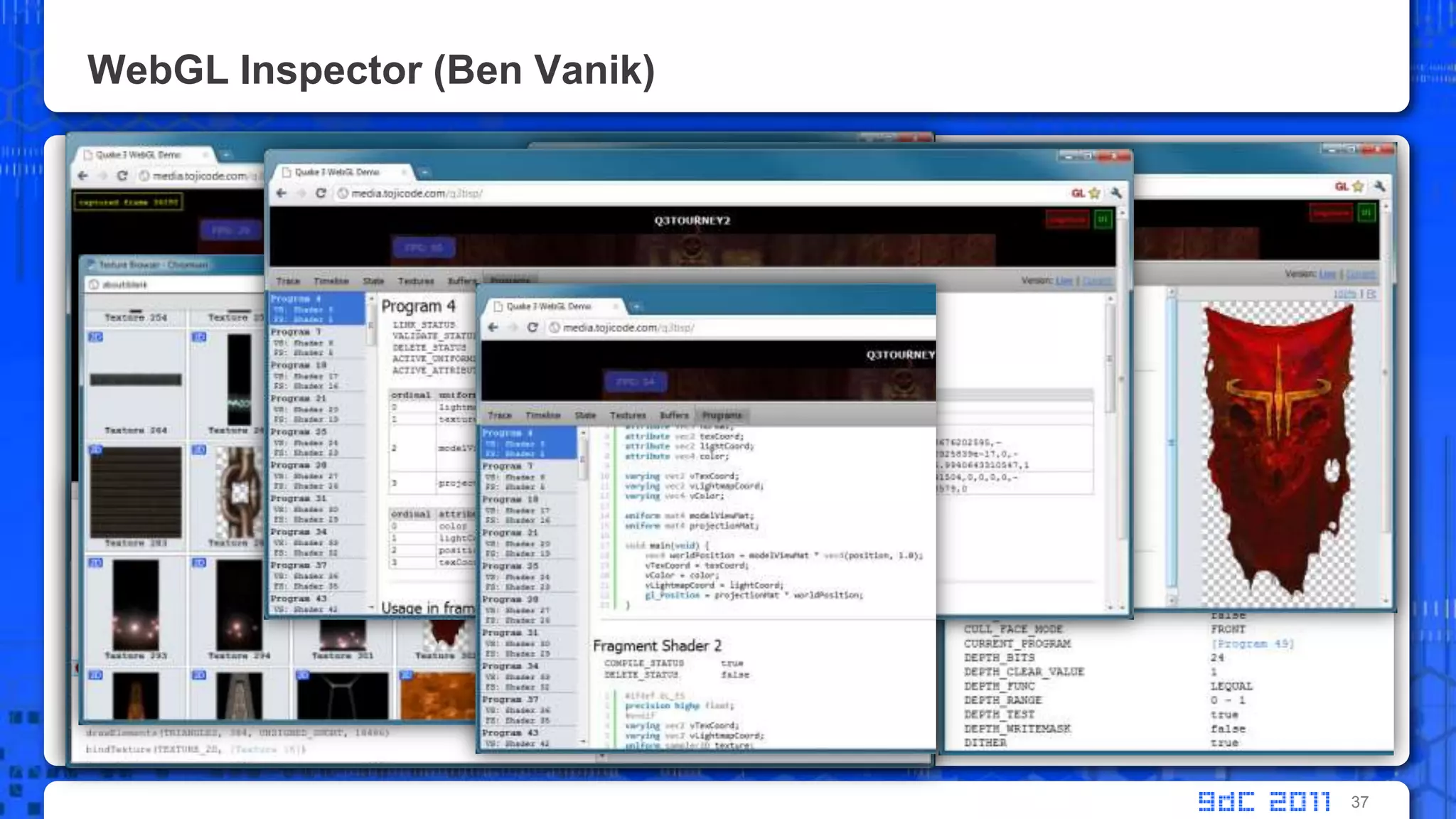 WebGL Inspector (Ben Vanik)37