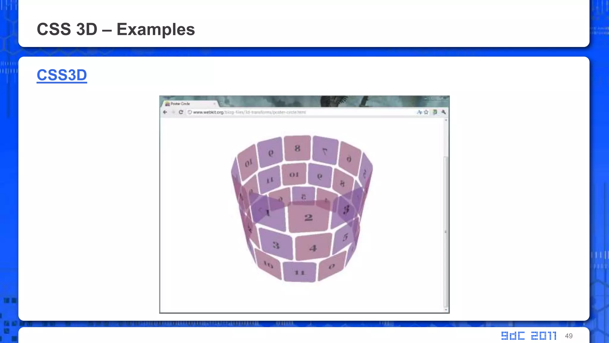 CSS 3D – ExamplesCSS3D49