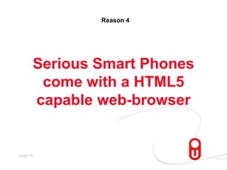 Html5 for mobiles