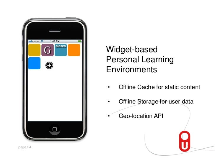 Offline Storage for user data Widgetbased