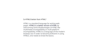 HTML5 (Hypertext Markup Language) for Mobiles.pptx