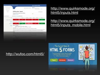 HTML5 Forms - KISS time - Fronteers