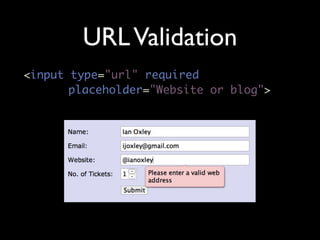 HTML5 Form Validation | KEY