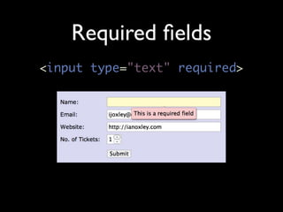 HTML5 Form Validation | KEY
