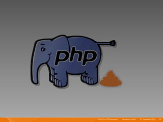 HTML5 for PHP Developers I   Mayﬂower GmbH I 23. September 2010 I 39
 