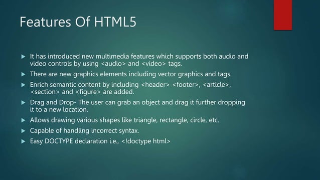 HTML5 Introduction.pptx | Web Development | Internet