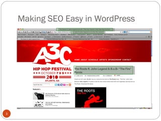 Making SEO Easy in WordPress 