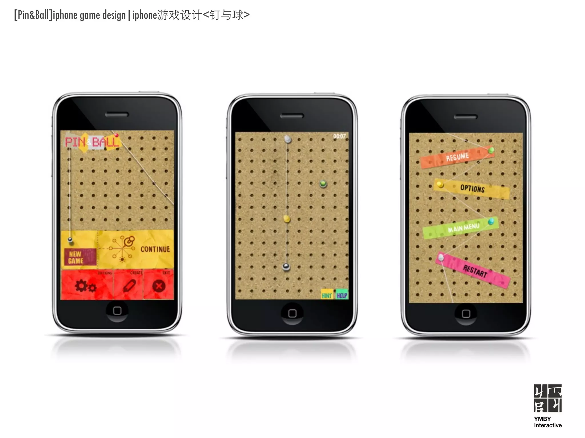 [Pin&Ball]iphone game design|iphone   <   >




                                              YMBY
                                              Interactive
 